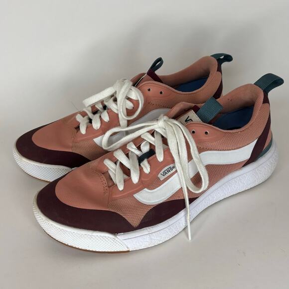 Vans Shoes - Vans Women’s 8 Sneakers Ultrarange Exo Lace Up Low Top Ultracush Pink Skater